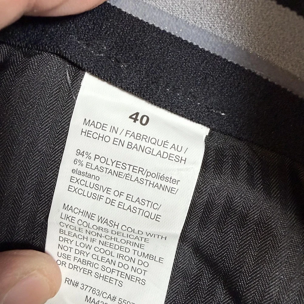 PGA TOUR Golf Shorts Mens 40 Gray Check Active Waistband Stretch Performance
